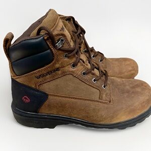 Wolverine Men Bulldozer 2 6" Steel Toe Work Boot Bungee Cord 13 M Shoes NWOB